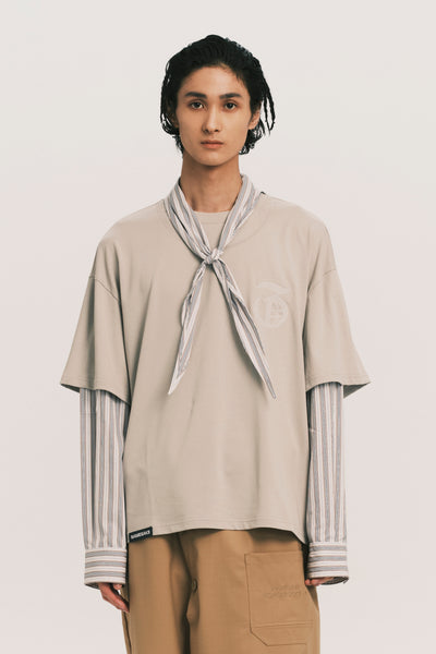 ANDY DL SLEEVE TEE SLATE GREY (NAMESAKE EXCLUSIVE)