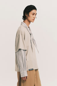 ANDY DL SLEEVE TEE SLATE GREY (NAMESAKE EXCLUSIVE)