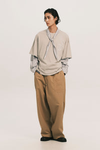 ANDY DL SLEEVE TEE SLATE GREY (NAMESAKE EXCLUSIVE)
