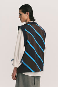 TAYLOR GOLFER SPORT VEST SHADOW MOCHA