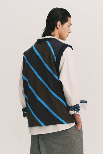 TAYLOR GOLFER SPORT VEST SHADOW MOCHA