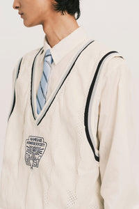 TWOFOLD SPORT VEST CANNOLI CREAM