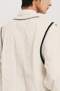 TWOFOLD SPORT VEST CANNOLI CREAM