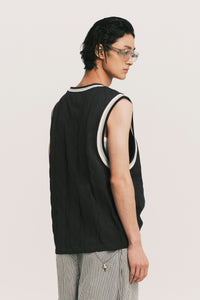TWOFOLD SPORT VEST DEPTH BLUE
