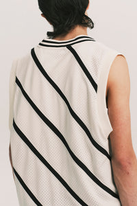 TAYLOR IVY VEST CANNOLI STRIPE