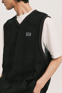 TWOFOLD IVY VEST EUPHORIC BLACK (NAMESAKE EXCLUSIVE)