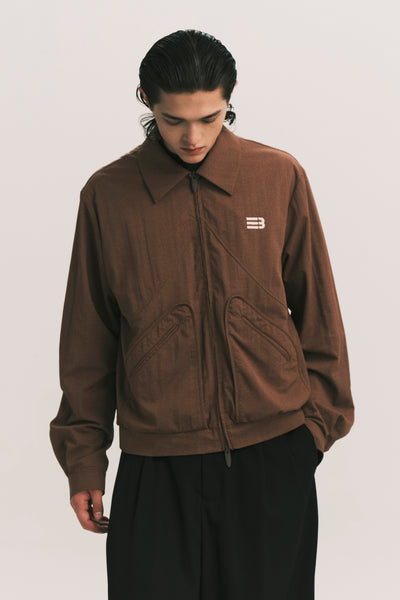 CAREFREE SHIRT JACKET COCO BROWN