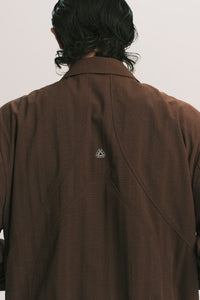 CAREFREE SHIRT JACKET COCO BROWN