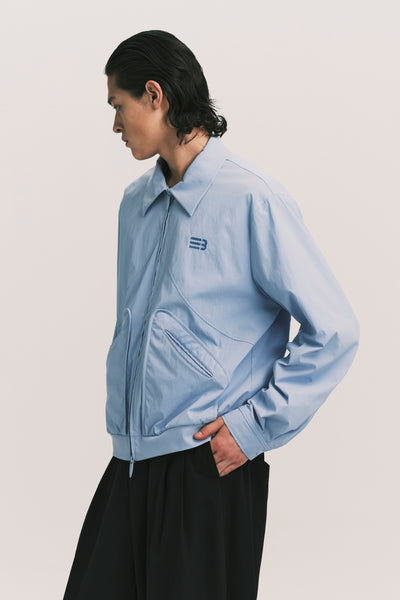 CAREFREE SHIRT JACKET POWDER BLUE