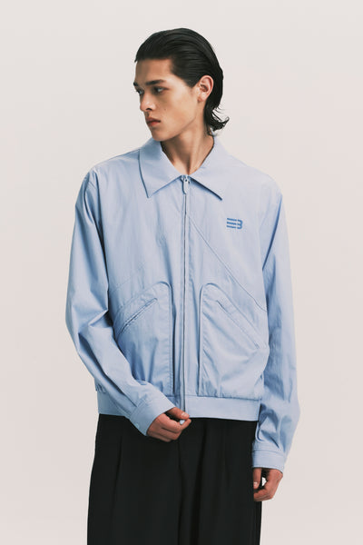 CAREFREE SHIRT JACKET POWDER BLUE