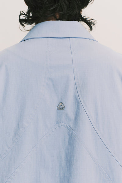 CAREFREE SHIRT JACKET POWDER BLUE