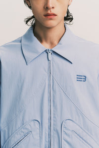 CAREFREE SHIRT JACKET POWDER BLUE
