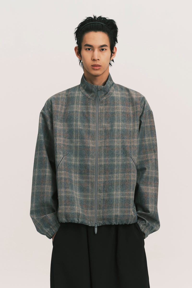 トップス namesake HOUSEHOLD TRACK JACKET MULTI SIMPLE DASH TRACK JACKET VINTAGE PLAID (NAMESAKE EXCLUSIVE)
