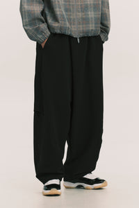 LOGIN TRACK PANTS EUPHORIC BLACK