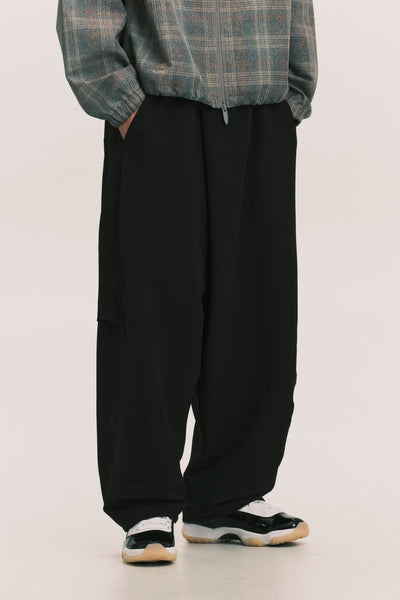 LOGIN TRACK PANTS EUPHORIC BLACK
