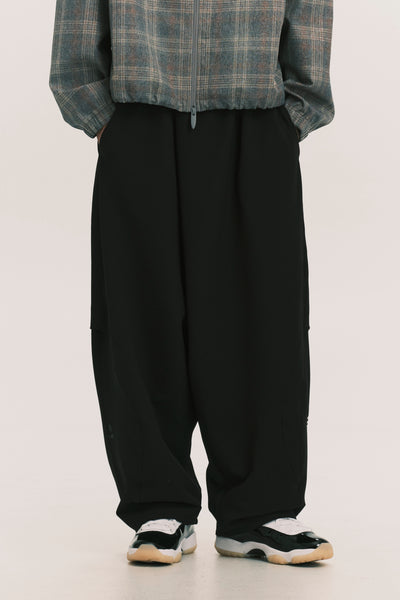 LOGIN TRACK PANTS EUPHORIC BLACK