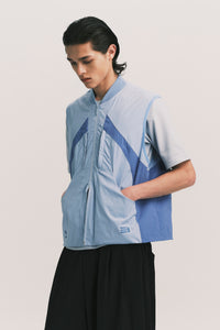 SNACK POCKET VEST POWDER BLUE