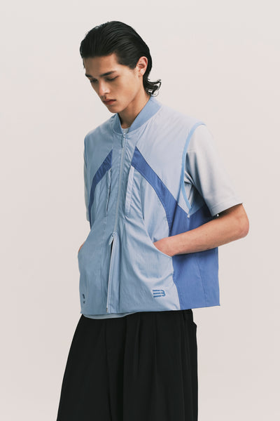 SNACK POCKET VEST POWDER BLUE