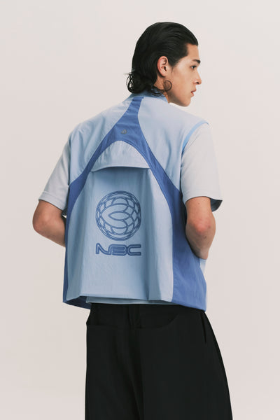 SNACK POCKET VEST POWDER BLUE