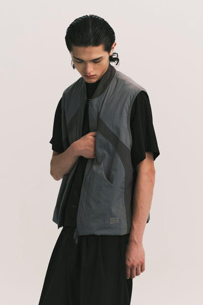 SNACK POCKET VEST SLATE GREY