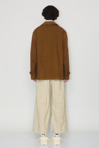 ALBERT UTILITY SHIRT JACKET WASHED WHEAT