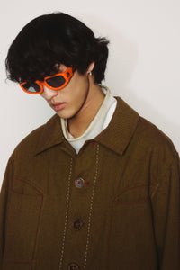 ALBERT UTILITY SHIRT JACKET WASHED WHEAT