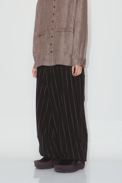 MAINE STRIPED TROUSERS WEAVED STRIPE