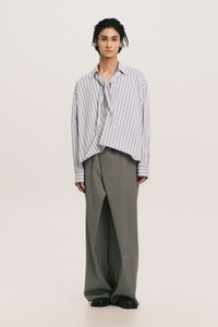 TODD TWIST STANDARD SHIRT ASHEN BLUE