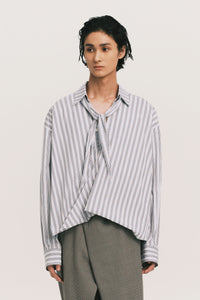 TODD TWIST STANDARD SHIRT ASHEN BLUE