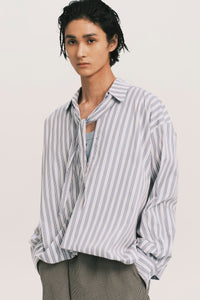 TODD TWIST STANDARD SHIRT ASHEN BLUE