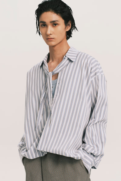 TODD TWIST STANDARD SHIRT ASHEN BLUE