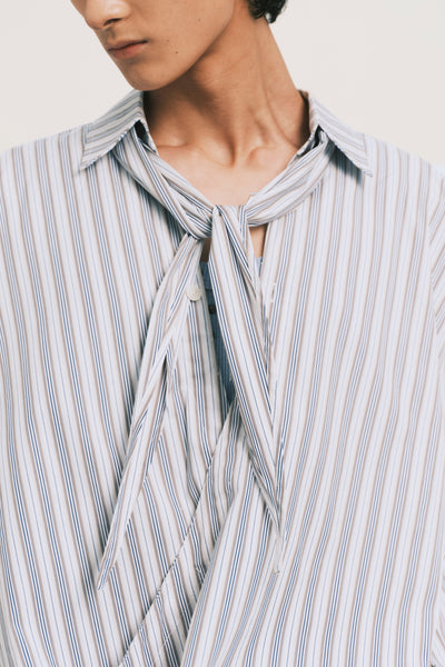 TODD TWIST STANDARD SHIRT ASHEN BLUE
