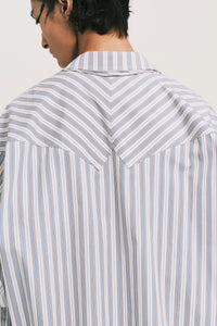 TODD TWIST STANDARD SHIRT ASHEN BLUE