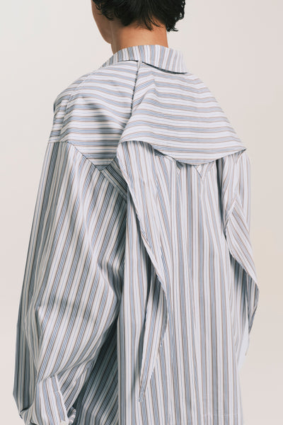 TODD TWIST STANDARD SHIRT ASHEN BLUE