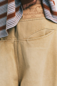 BECKHAM CARGO DENIM SHORTS COKE TAN
