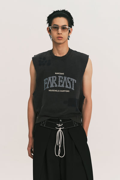 BEAN BIKER VEST DEPTH BLUE