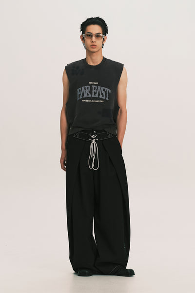 BEAN BIKER VEST DEPTH BLUE