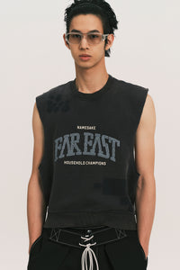 BEAN BIKER VEST DEPTH BLUE