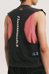 BEAN BIKER VEST DEPTH BLUE