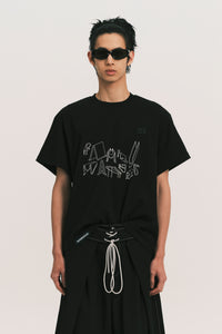 NEAL CHILD'S TEE EUPHORIC BLACK