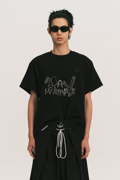 NEAL CHILD'S TEE EUPHORIC BLACK
