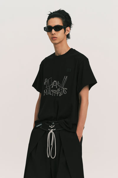 NEAL CHILD'S TEE EUPHORIC BLACK