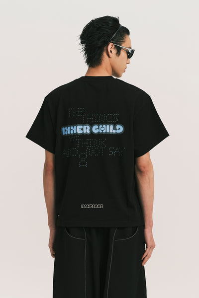 NEAL CHILD'S TEE EUPHORIC BLACK