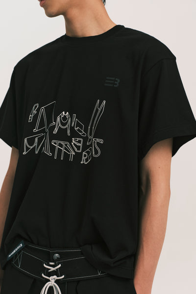 NEAL CHILD'S TEE EUPHORIC BLACK