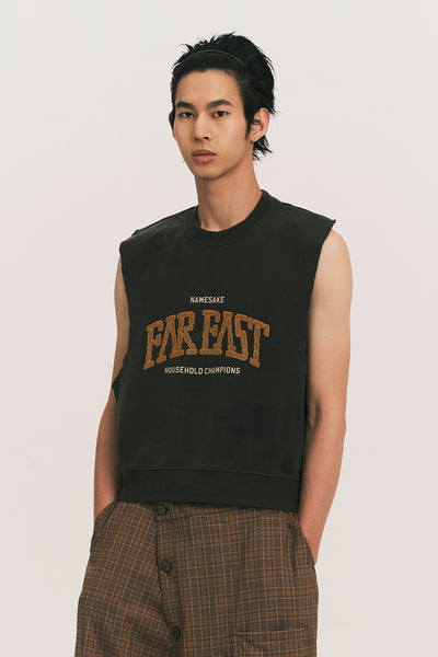 BEAN BIKER VEST PEBBLE GREY