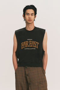 BEAN BIKER VEST PEBBLE GREY