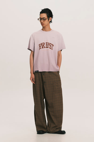 NEAL FAR EAST WASHED TEE PUFF GRAPE (NAMESAKE EXCLUSIVE)