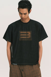 NEAL BLUEPRINT DENIM TEE DEPTH BLUE