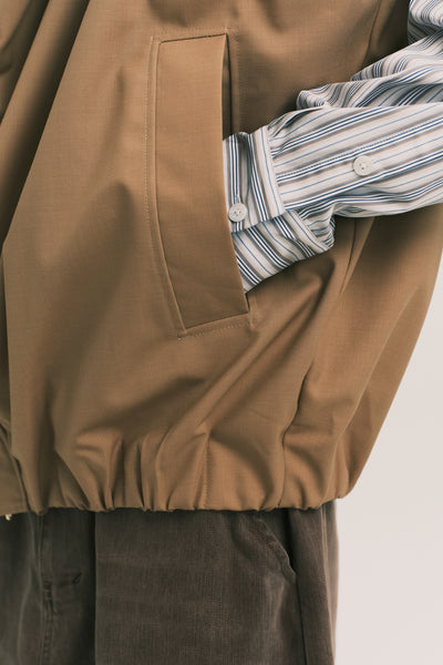 OTTO PLEATED CARGO VEST SCOUT KHAKI
