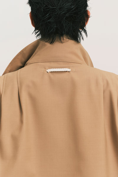 OTTO PLEATED CARGO VEST SCOUT KHAKI
